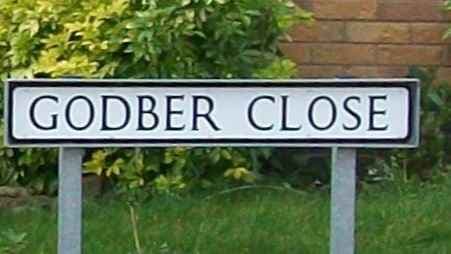 Godber Street Sign