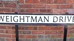 Weightman Street Sign